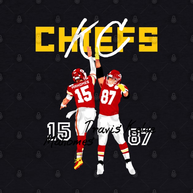 Travis Kelce x Patrick mahomes by Mic jr